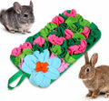 Rabbit Foraging Mat, Interactive Snuffle Mat for Rabbits