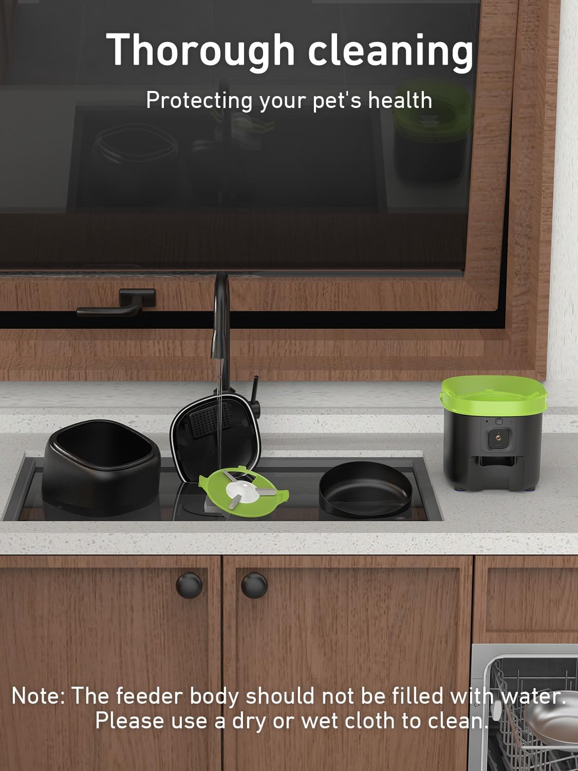 Automatic Cat Feeder with Camera - 5G WiFi Auto Cat Food Dispenser, 1080P HD Video with Night Vision, 1-15 Meals, 1-99 Portions, 2-Way Audio, Keeps Food Fresh, Timed Pet Feeder Also for Dogs