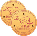 2 Pcs Bird Bath Copper Disk, 2mm Thick Reinforced Copper Cleaning Disk by Unknown