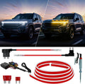 Sequential Dynamic Scan LED Hood Light Strip, Dual Color- 1 Set