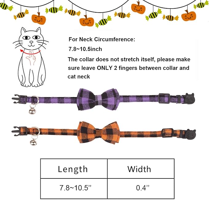 ADOGGYGO Halloween Cat Collars Breakaway - Image 6