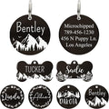 Ultra Joys Stainless Steel Pet ID Tag Dog Name Tags Personalized Front & Back by UltraJoys