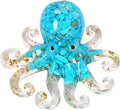 Octopus Decor Aquarium Turquoise Decorative Resin Glass by RJINGSHICRYSTAL