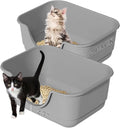 2 Pack Low Entry Small Litter Box by Unknown