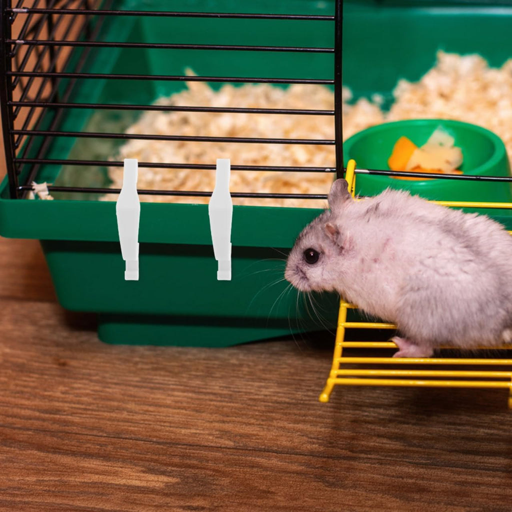 BESPORTBLE 20 Pcs Plastic Side Buckle Clips for Rabbit Cage Hamster Cage Accessories Secure Fixing Easy Installation and Cleaning