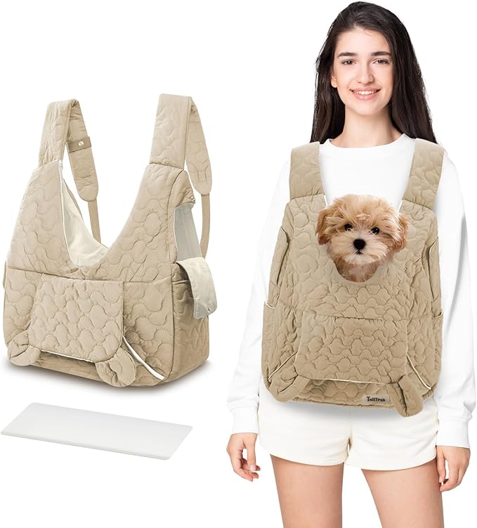 Pet Carrier Backpack, Adjustable Pet Front Cat Dog Carrier Backpack Travel Bag by JourCraf