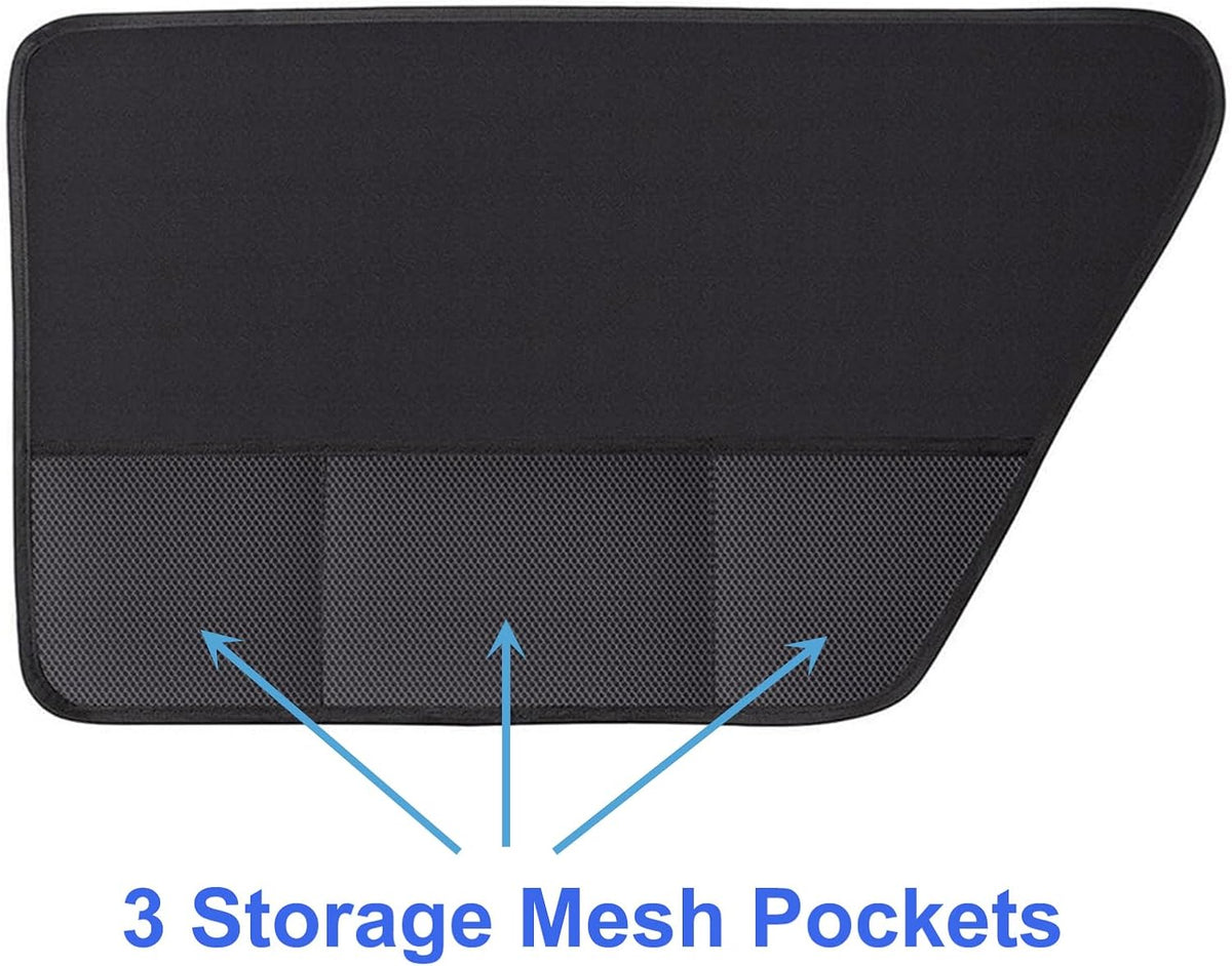 Dog Car Door Protector - Waterproof, Durable 600D Oxford Cover with Anti-Scratch Guard - 29" x 22" - 2 Pack