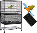 Daoeny Large Bird Cage Cover, Bird Cage Seed Catcher, Adjustable Soft Nylon by Daoeny