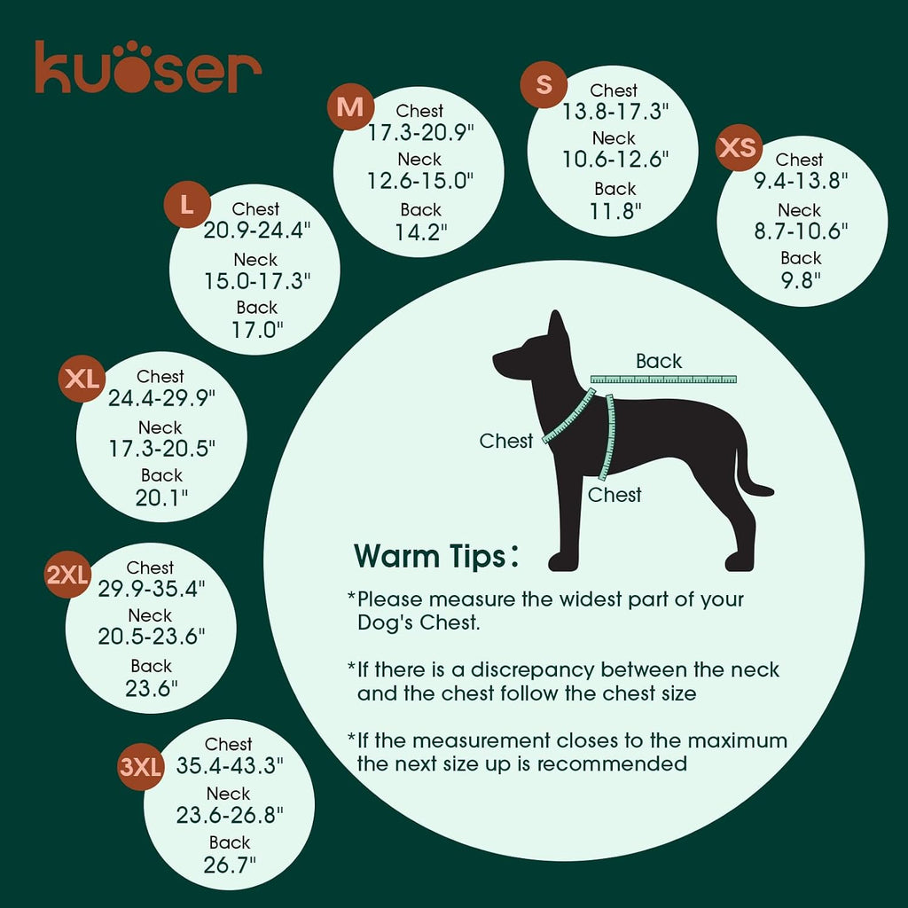 Kuoser Dog Winter Coat, Reversible Waterproof Dog Jacket with Reflective Strip, Warm Dogs Fleece Vest Adjustable Doggy Cold Weather Clothes Plaid Christmas Outfit Pet Apparel for Small Dogs, Pink XS