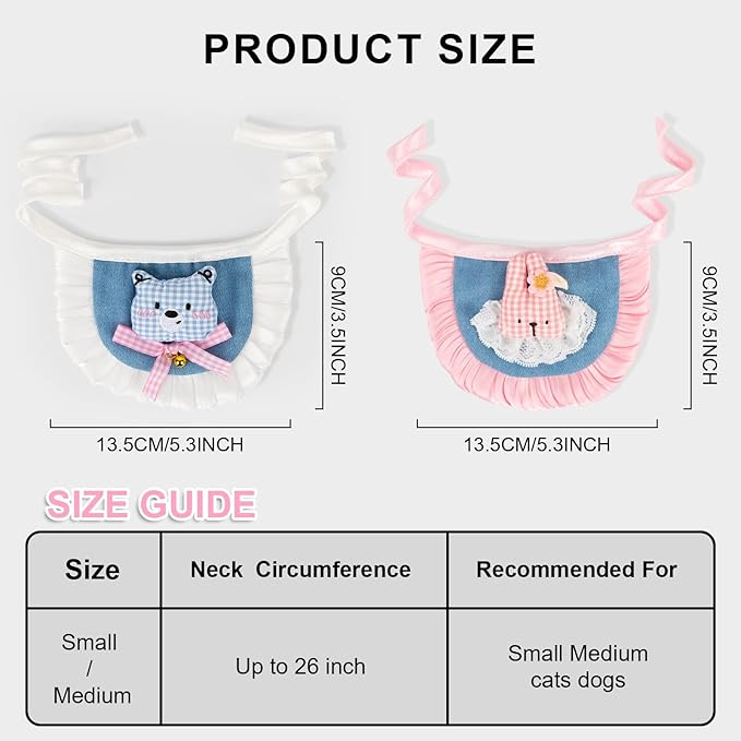 HOWWFALY Adorable Cat Princess Costume Blue Cat Beret - Image 3