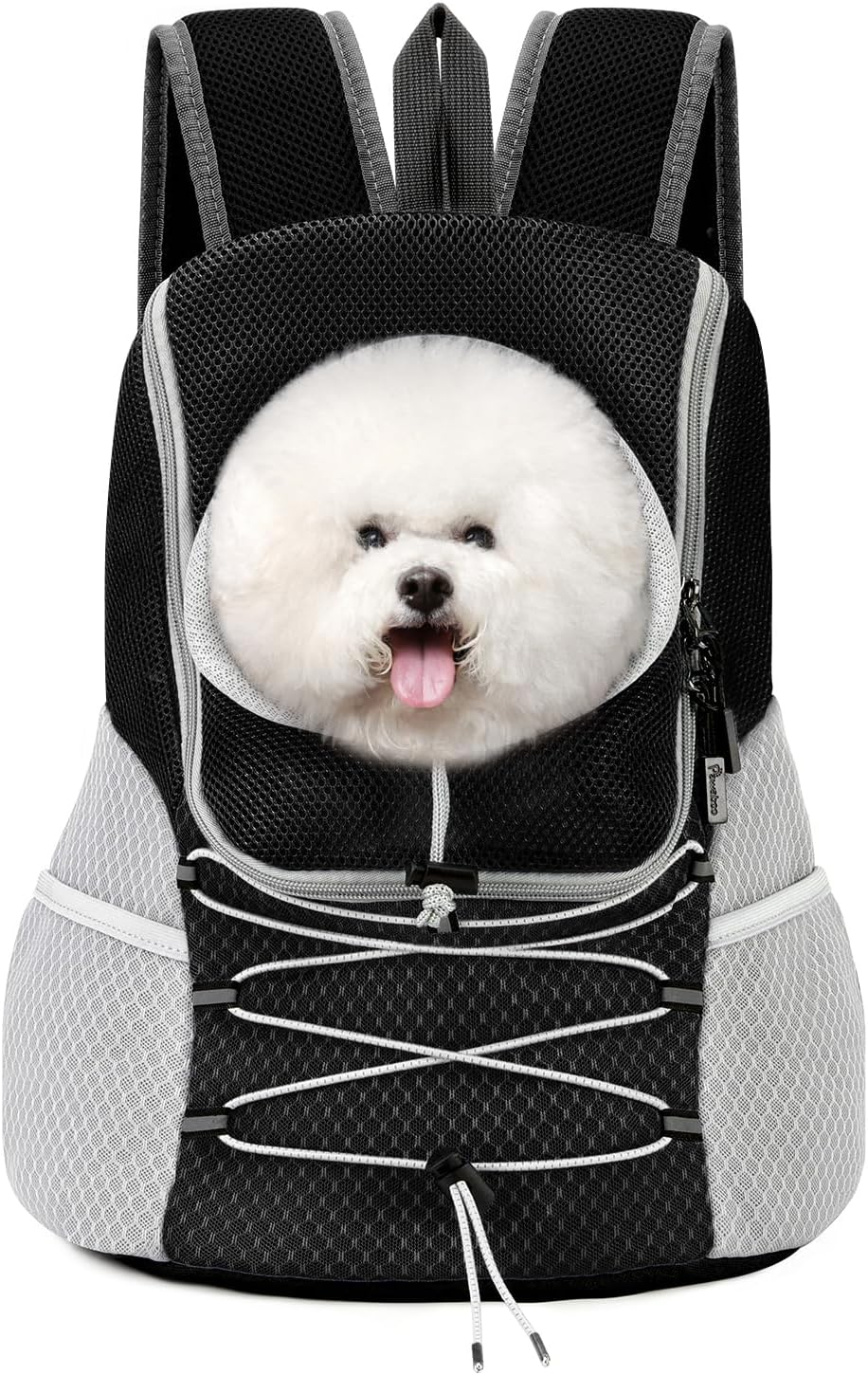 Pawaboo Pet Dog Front Carrier Backpack,Ventilated Mesh Puppy Back Pack