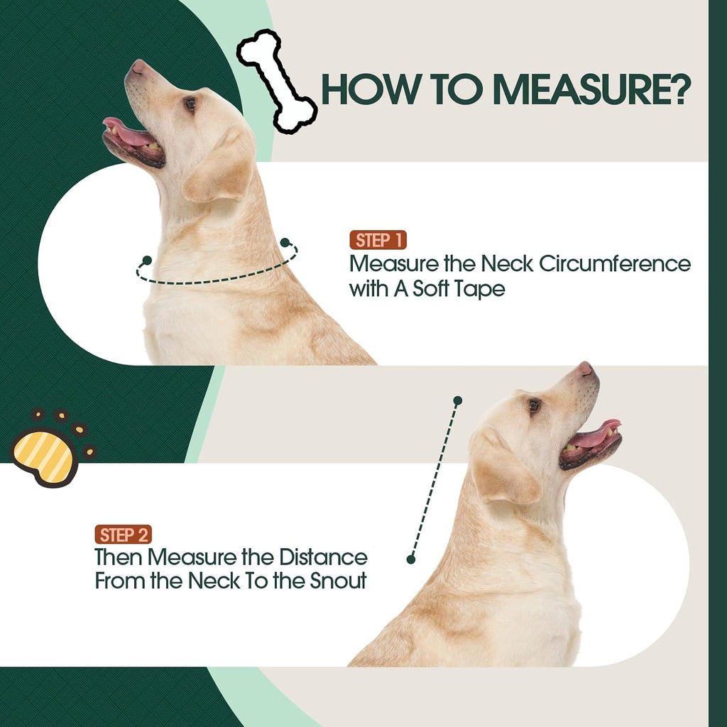 Kuoser Dog Cone Collar After Surgery, Soft Cone for Dogs to Stop Licking,XL