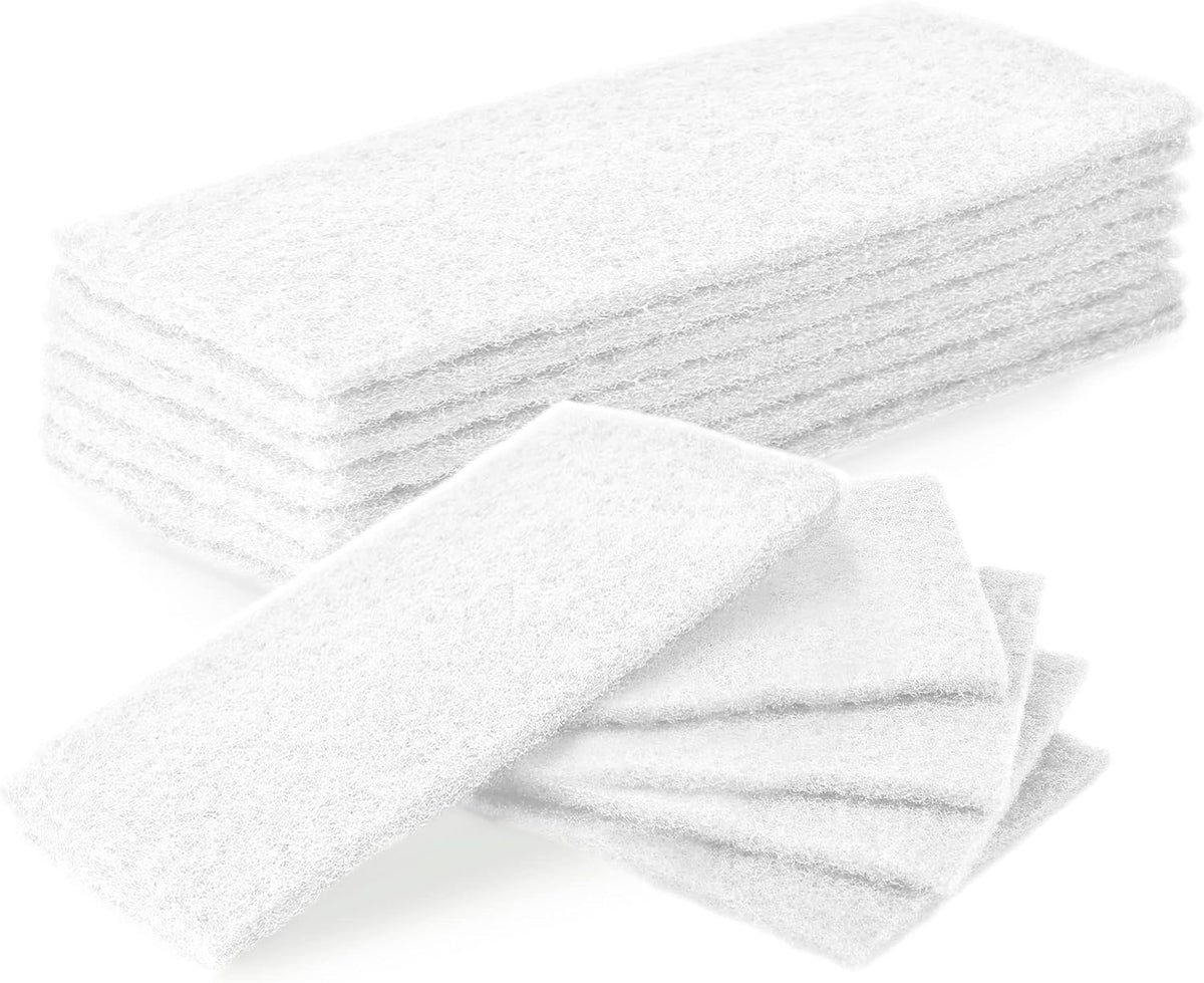 JOR Universal Canister Filter Pads, White Foam 40 PPI Sponges for Aquariums, Pre-Filter for Air Purifier, 12 Pieces per Pack