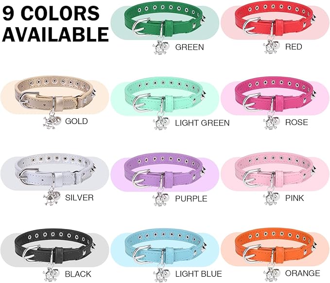 Leather Cat Collars for Boy Girl Cats - Image 7