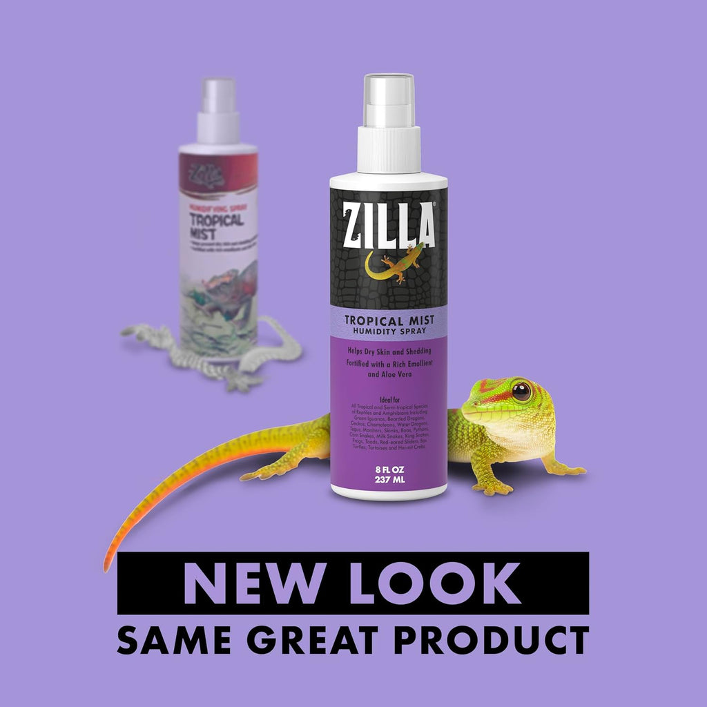 Zilla Tropical Mist Humidity Spray for Tropical Reptiles and Amphibians