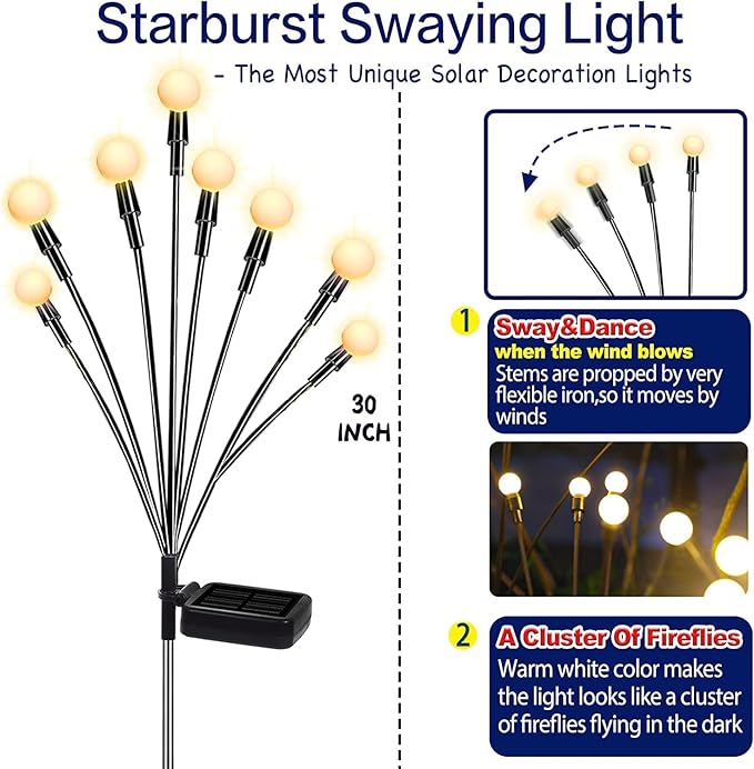 TONULAX Solar Garden Lights - Image 2