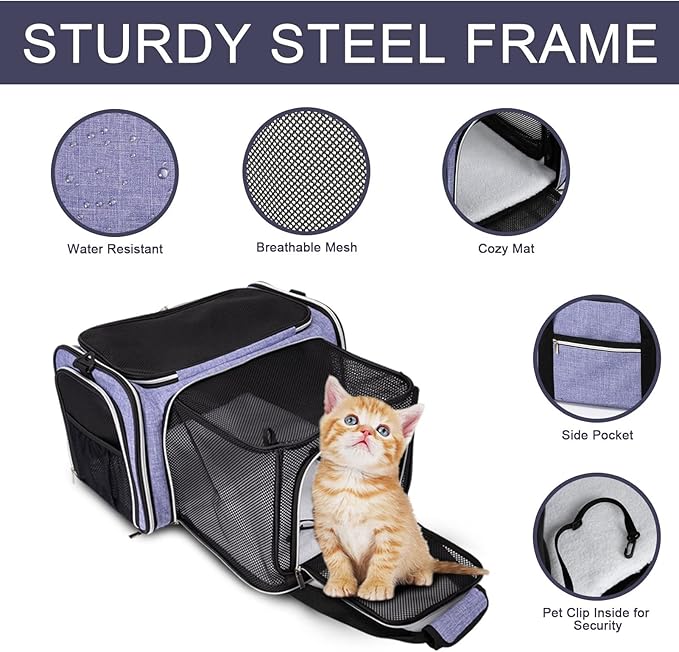 BAGLHER Expandable Cat Carrier - Image 3
