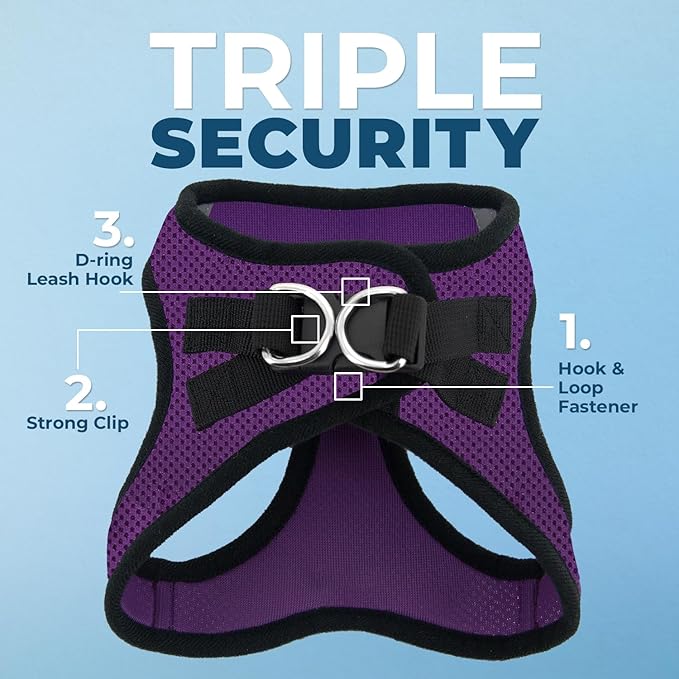 Best Pet Supplies Voyager Step-in Air All Weather Mesh Harness and Reflective - Image 3