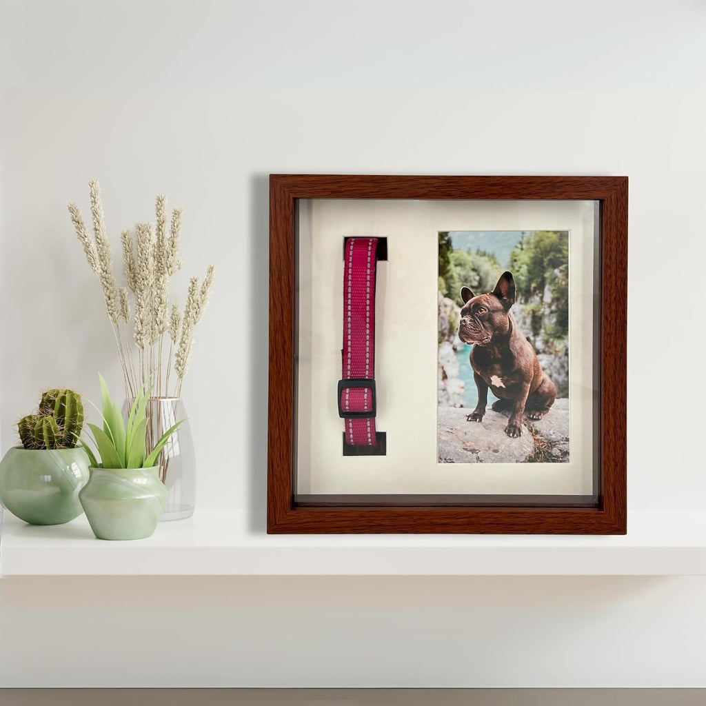 OtterPets Paw Print Kit for Dogs 9x9, 4 customizable displays (Brown)