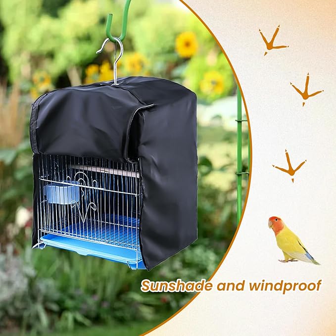 Bird Cage Cover for Night, Bird Cage Cover Shield, Good Night Windproof - Image 3
