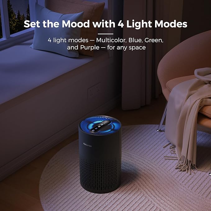 Purivortex Air Purifiers for Bedroom, Quiet Air Purifier - Image 7
