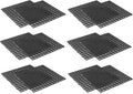 12 Pack 12inch（30cm） Square Aquarium Bottom Filter Mesh Partition Dividers Grid Plate Fish Tank Divider Plastic Egg Crate, Aquarium Filter Bottom Tray, Grid Isolation Board Partition