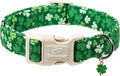 St. Patrick's Day Dog Collar for Small Dogs by Babolepet