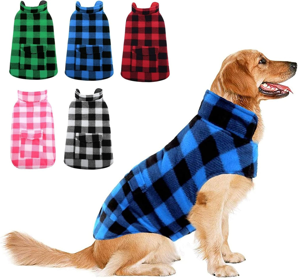 ASENKU Reversible Dog Winter Coat, Dog Jacket for Small Medium Large Dogs