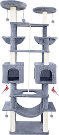 71in Multifunctional Multi-Level Cat Tree Tower by ROYPET