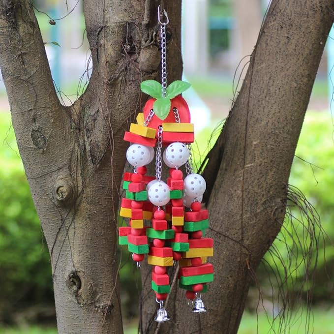 Bird Chewing Toy Large Medium Parrot Cage Bite Toys African Grey Macaws - Image 7
