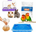 Disposable Small Animal Cage Liners, Plastic Liners Can Cover 37x19, 34x22 30x20 Inches, Suitable For Rabbits, Birds, Guinea Pigs, Chinchillas (30)