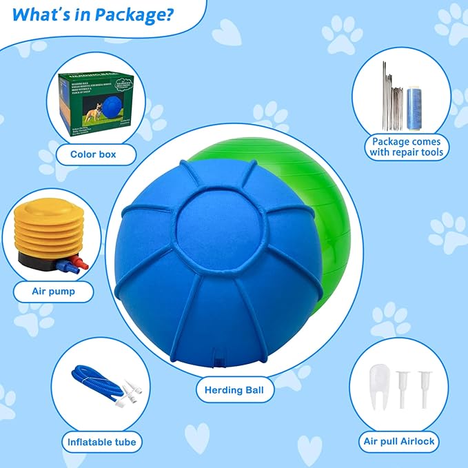 Herding Ball for Dogs, Dual Layered Herding Dog Ball Set for Australian Shepherd - Image 6