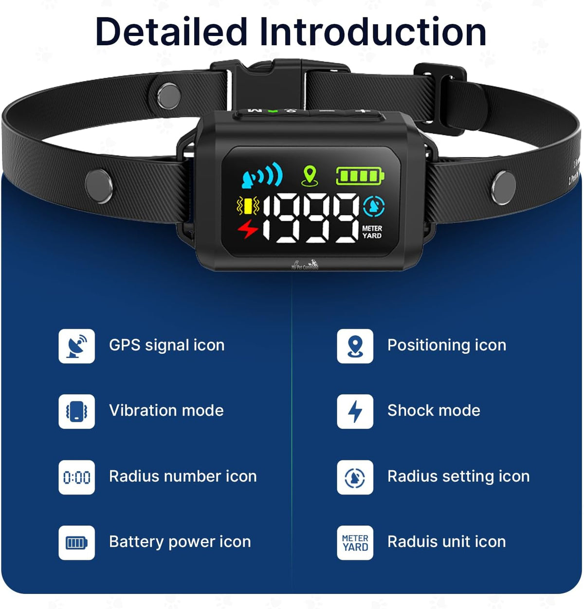My Pet Command Wireless GPS Circular Dog Fence No Wires No Base Transmitter