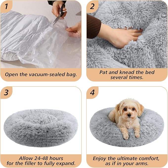 JOLLYVOGUE Calming Dog Bed for Small Dogs - Image 8