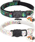 2 Pack Breakaway Cat Collar by Giecooh
