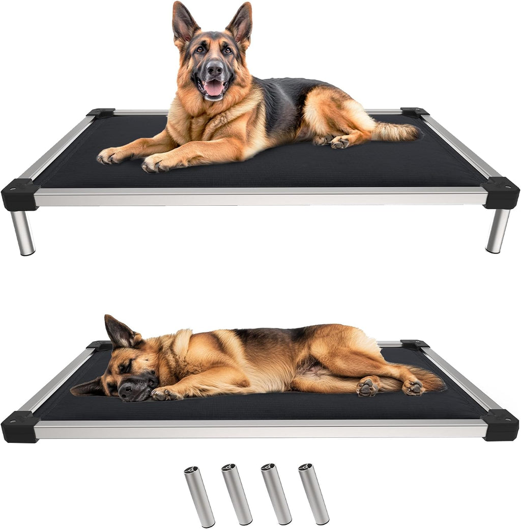 FXW TitanNest Padded Chew-Proof Elevated Dog Bed for Large Dogs