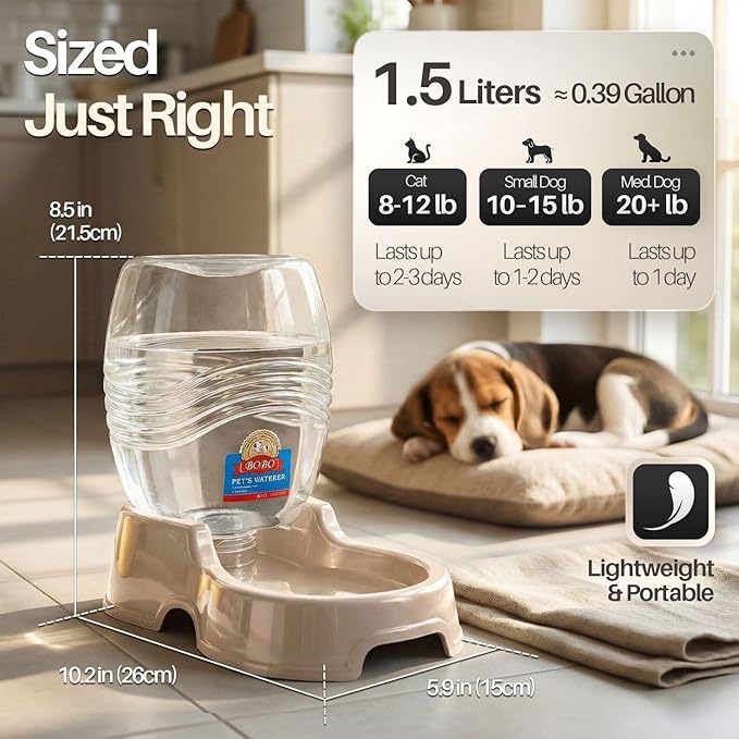 Flexzion Automatic Gravity Pet Waterer - Image 5