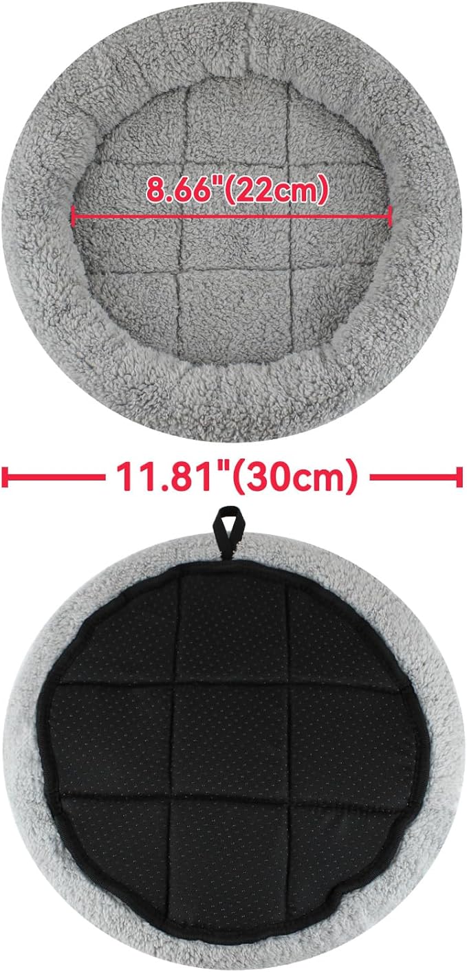 Enjoying Small Cat Bed Mat, 11.81" Round, Self Warming Cat Mat - Image 4