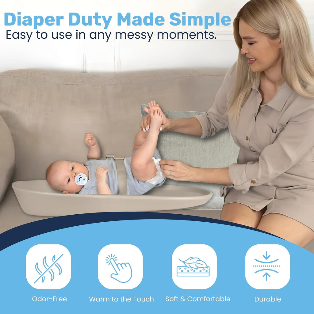 Baby Proof Me Portable Baby Changing Pad - Waterproof Diaper Change Mat