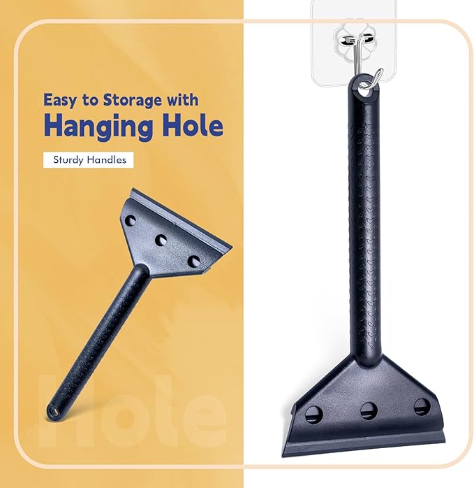 FOSHIO Long Handle Plastic Razor Blade Scraper - Image 7