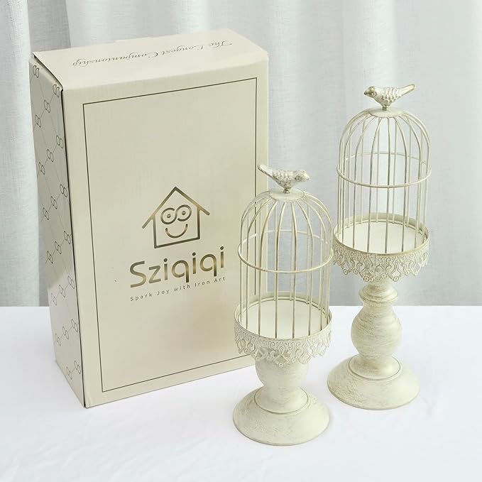 Birdcage Candle Holder Decorative Bird Cages - Image 6