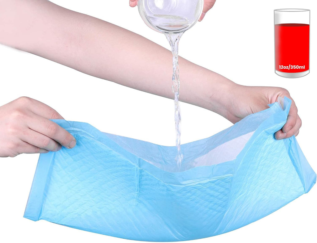 (100 Pads) CalPalmy Ultra Absorbency Pet Toilet Training Pads 18" x 13" Moisture Locking Technology Turns Liquid into Gel - Perfect for Rabbits and Guinea Pigs