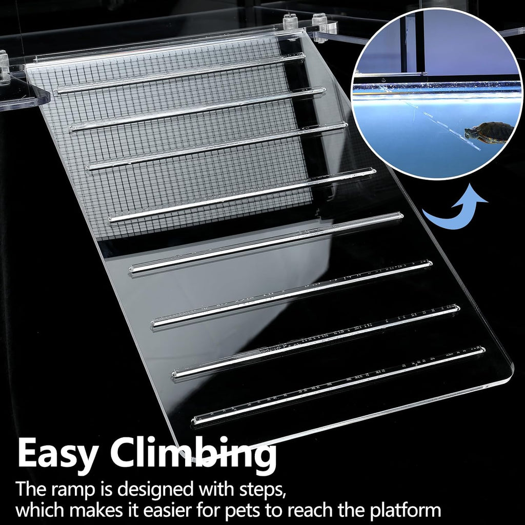 Turtle Basking Platform Large for 10-13.5in Wide 10/20/29/55 Gal Aquariums