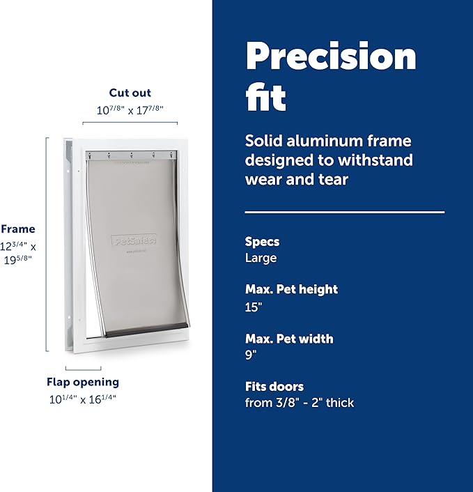 PetSafe Freedom Aluminum Dog and Cat Door - Image 3