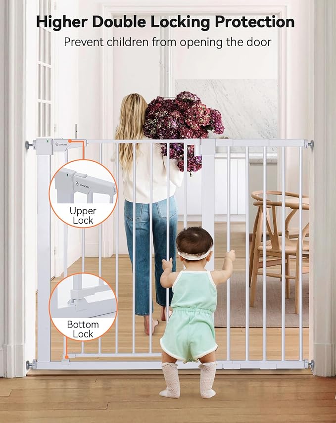 COMOMY 36" Extra Tall Baby Gate - Image 6