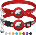 2 Pack Airtag Cat Collar Breakaway by LAFAYIspecializesinpetcollars