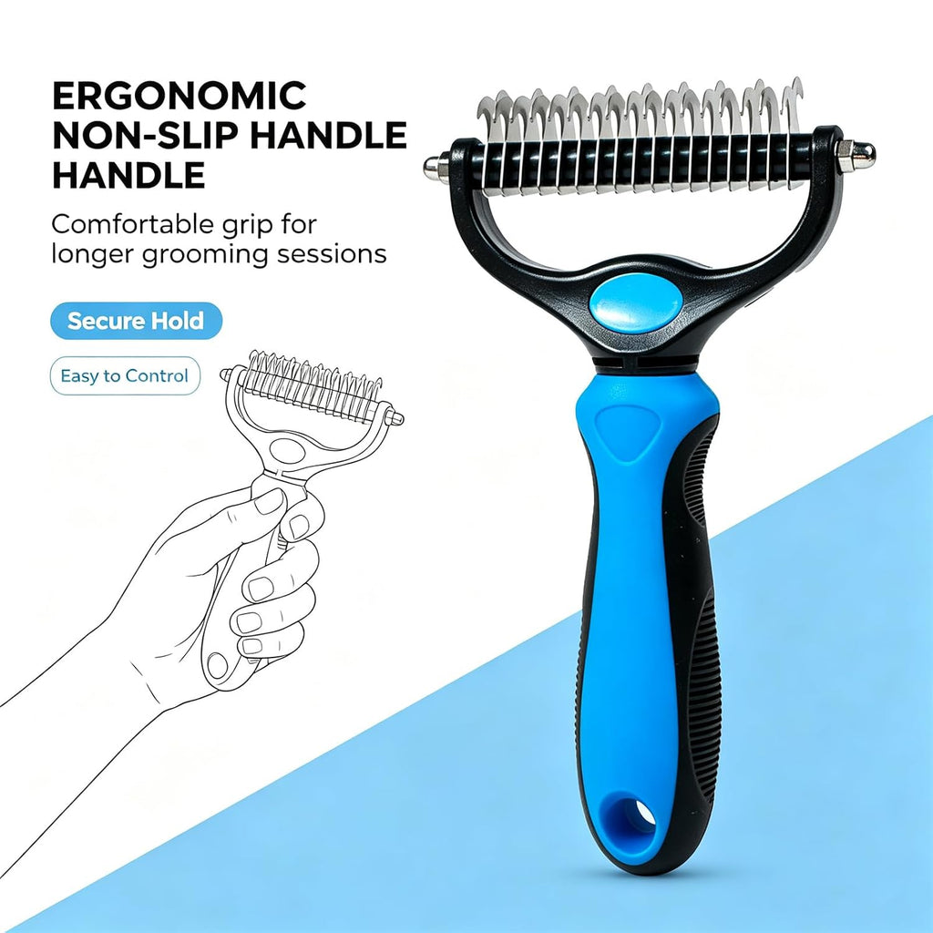 Pet Pro Grooming Tool for Dogs, Glide and Shed Rake for Dogs