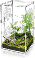 Jumping Spider Enclosure 30x15x15cm Large Acrylic Habitat,Clear