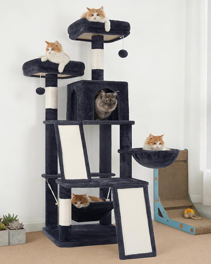 Multi-Level Cat Tree for Indoor Cats, Cat Tower - Image 9
