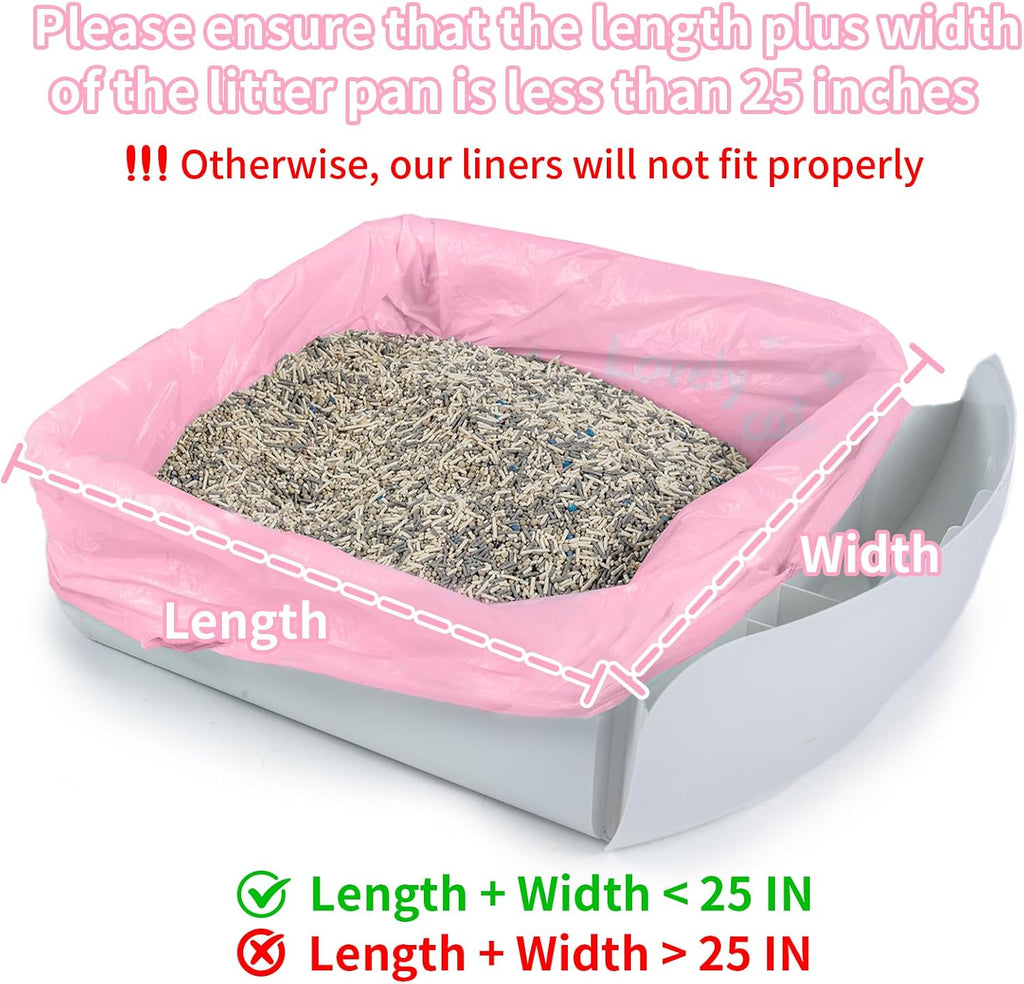 ANWA 40 Count Automatic Litter Box Bags, Litter Box Robot 4/5 Waste Bags